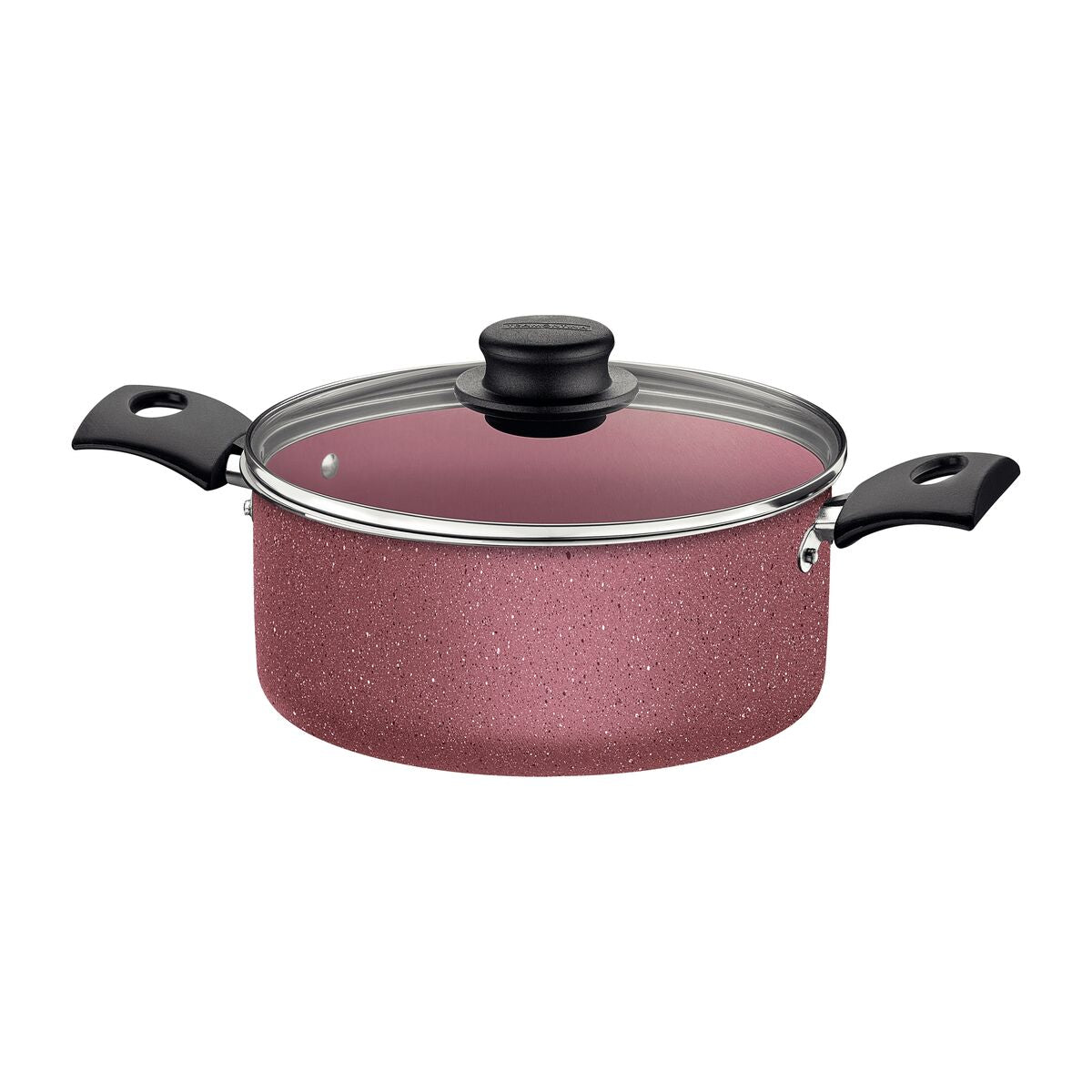 Jogo de Panelas Tramontina Turim em Alumínio com Revestimento Interno e Externo em Antiaderente Starflon Max Rosa 07 Peças - Imagem 9